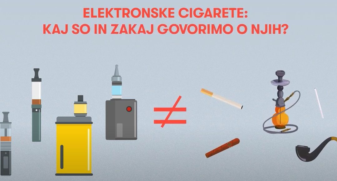 Povabilo na predavanje o različnih tobačnih in nikotinskih izdelkih