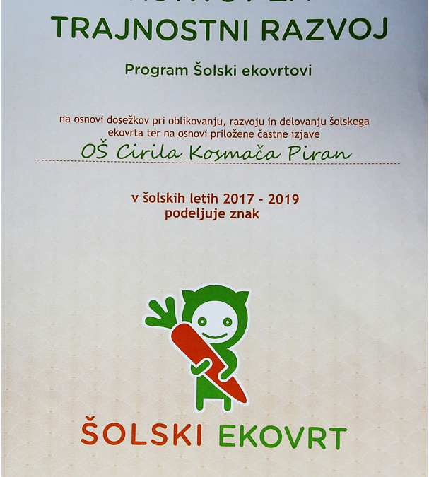 Šolski ekovrt